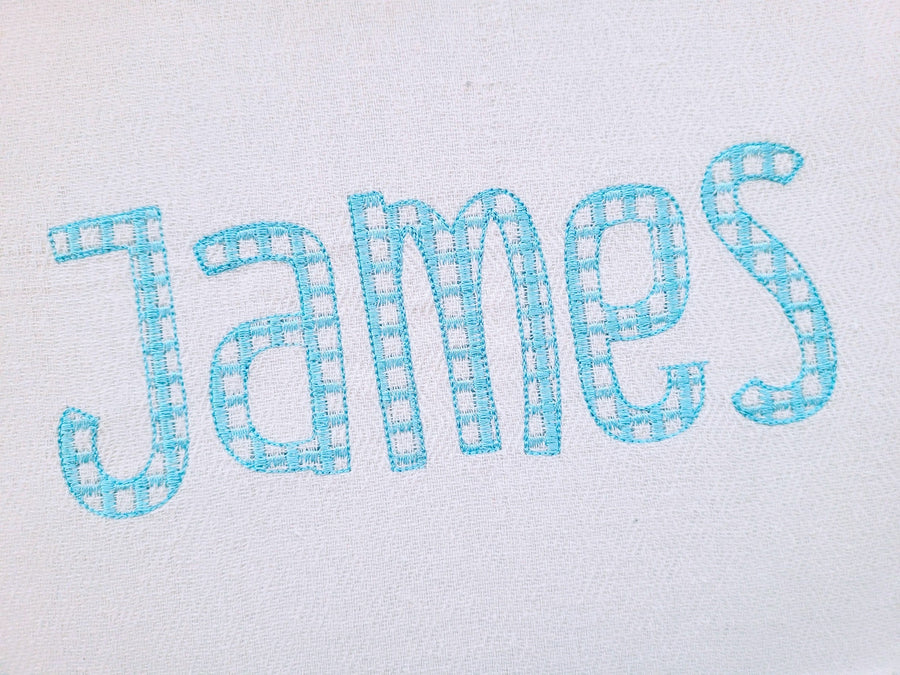 Playful Kids Checkered Plaid Font