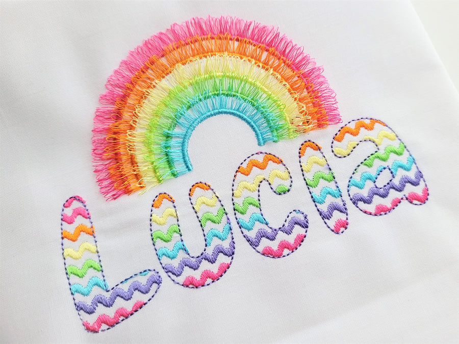 Ric Rac Patterned Font