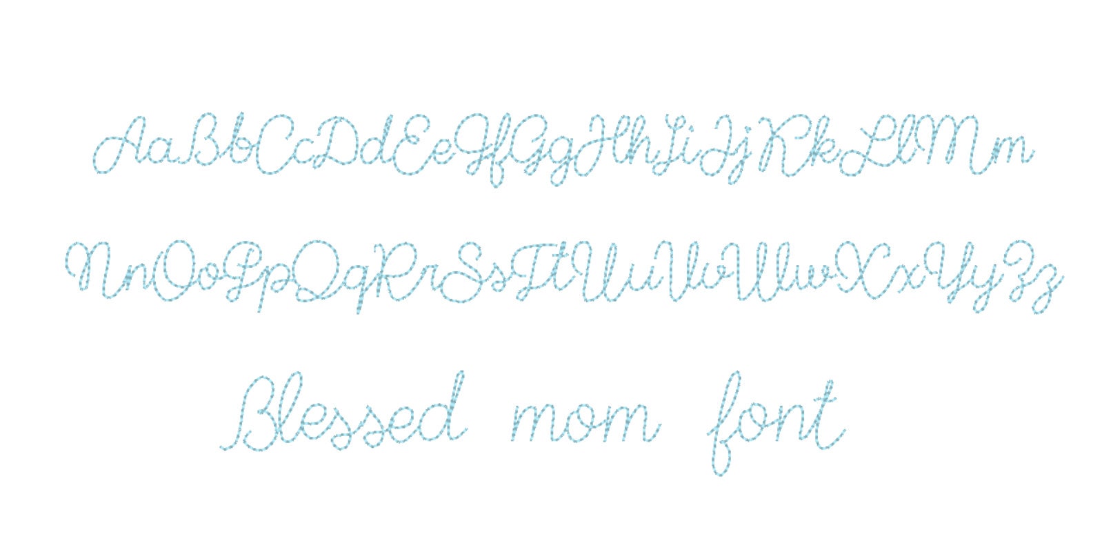 Handwriting Font, mini micro alphabet letters, line outline stitch ...