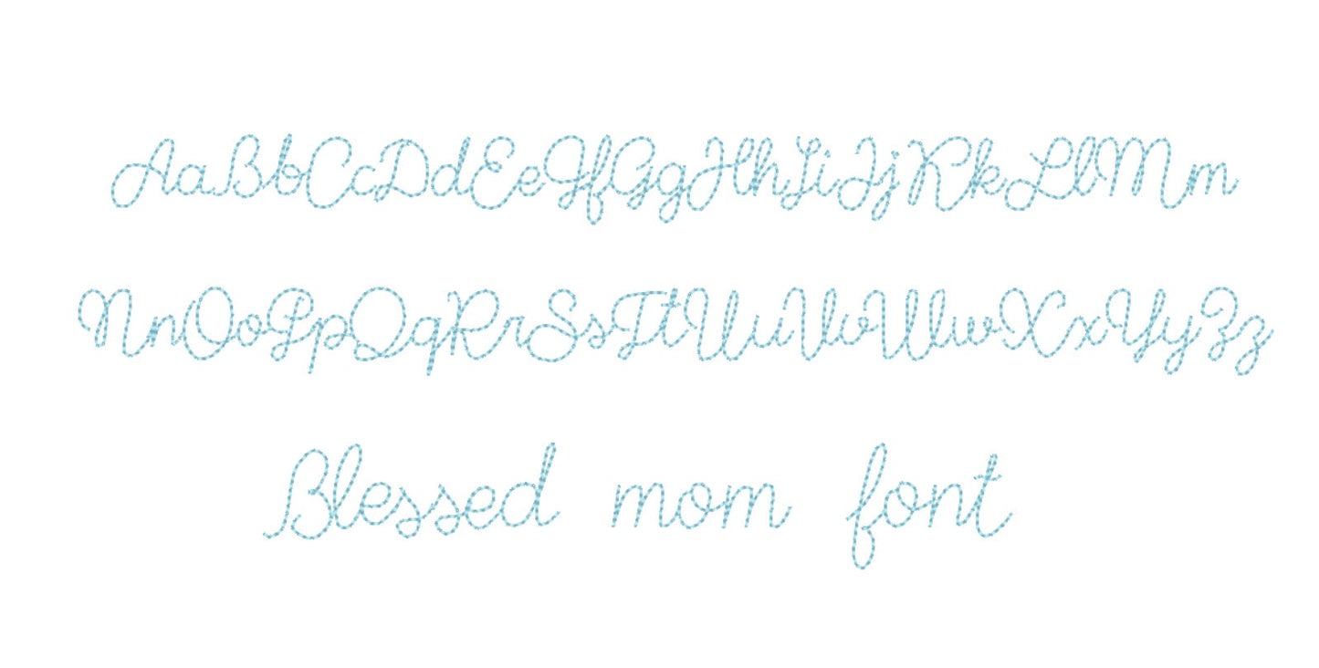 Handwritten Line Font