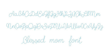 Handwritten Line Font