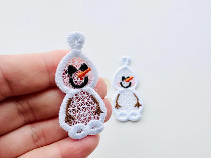 Little Snowman Charm Christmas Ornament