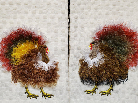 Fringed Thanksgiving Turkey Bird
