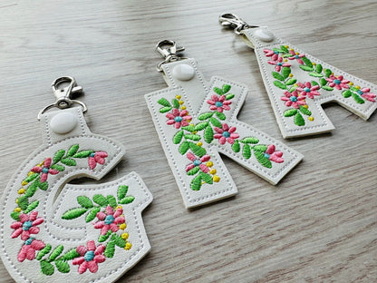 Floral Mini Flower Keychain
