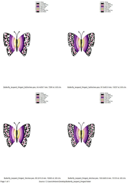 Mini Fringed Wings Butterfly