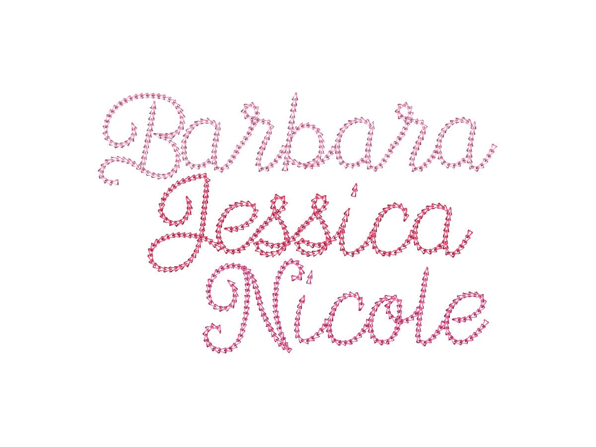 Swirl Handwritten Chain Font