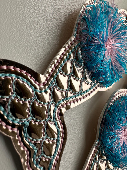 Fringed Mermaid Tail Keychain