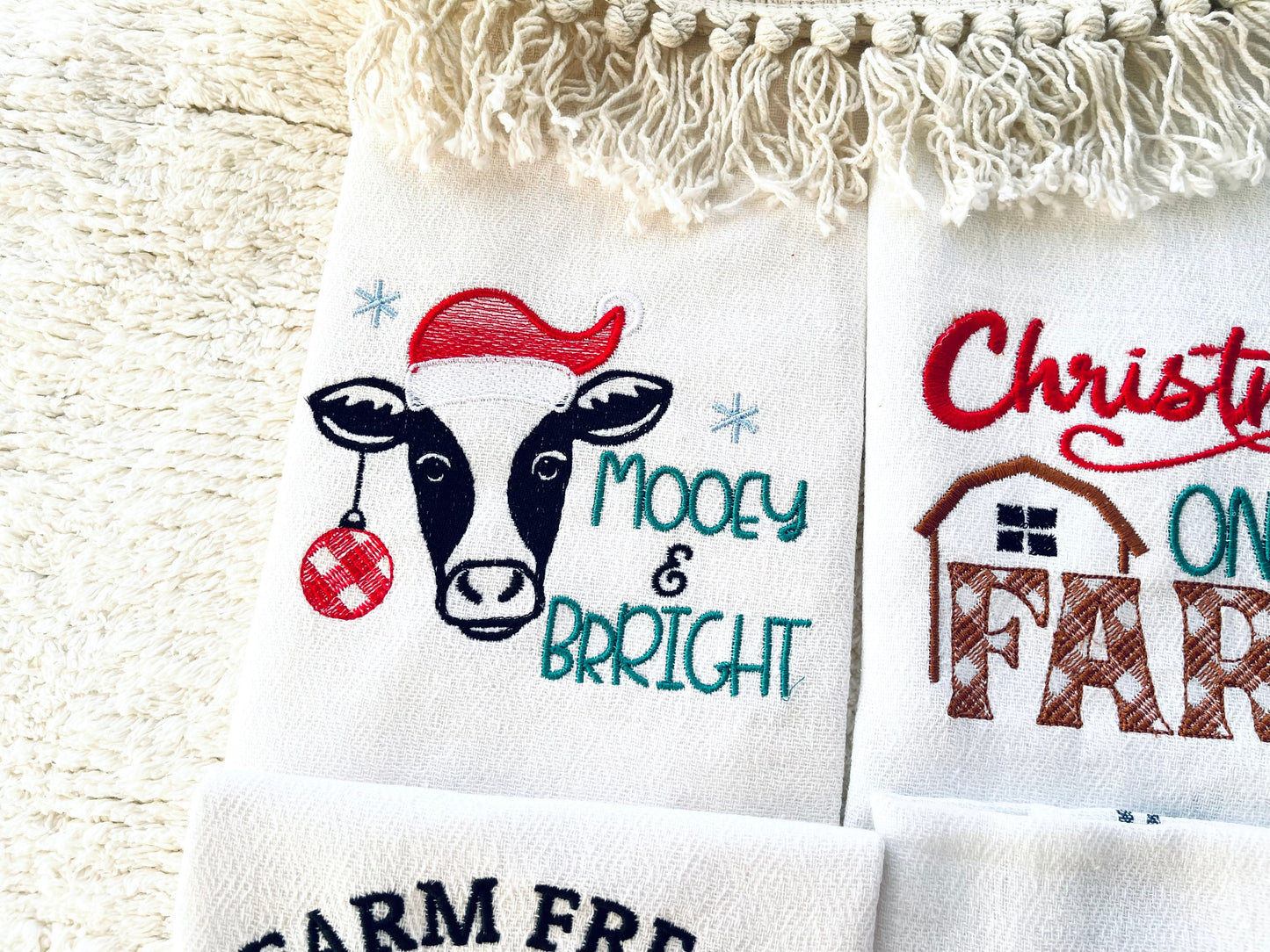 Merry Christmas Farm Kitchen Set