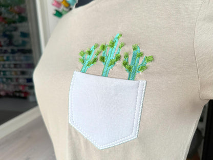 Fringed Cactus Real Pocket ITH