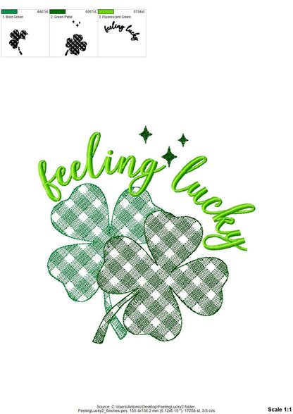 Feeling Lucky Saying Shamrock