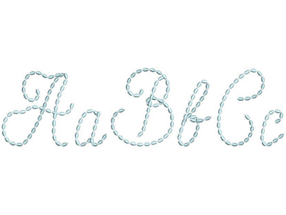Hand Stitch Effect Hanwritten Font