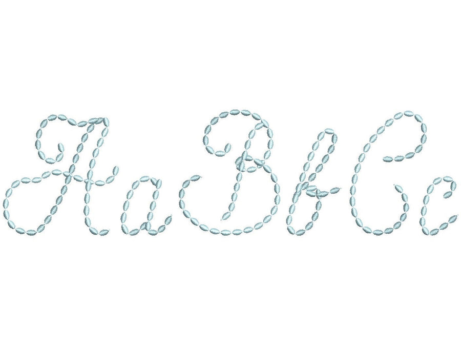 Hand Stitch Effect Hanwritten Font