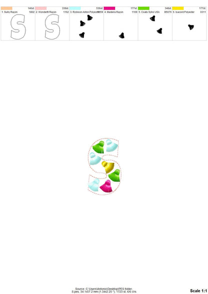 Fringed Tassel Festive Font