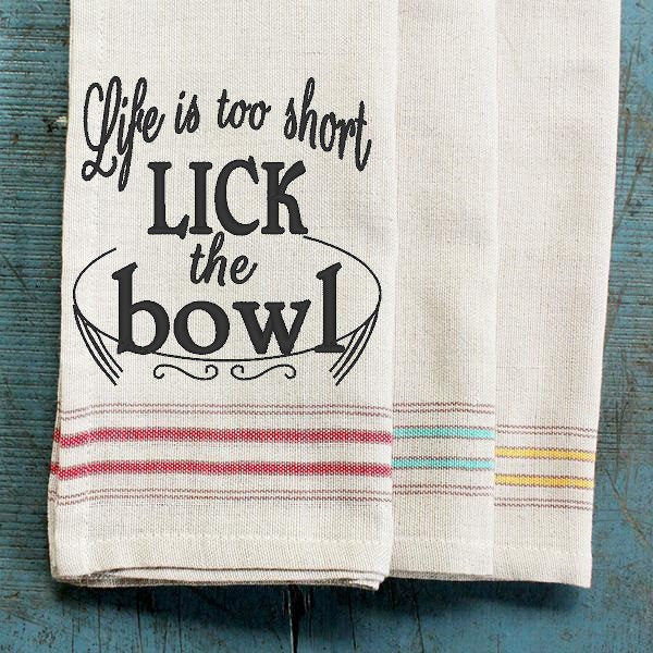 Kitchen Quote Towel Set of 6
