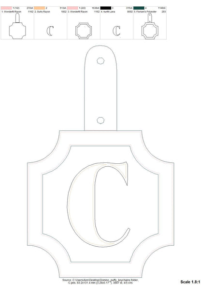 Special Puffy Puff Foam Classic Keychain