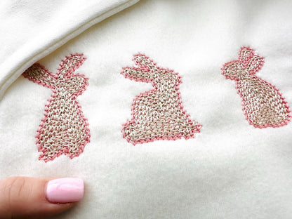 Easter Bunny Silhouette Set Of 5