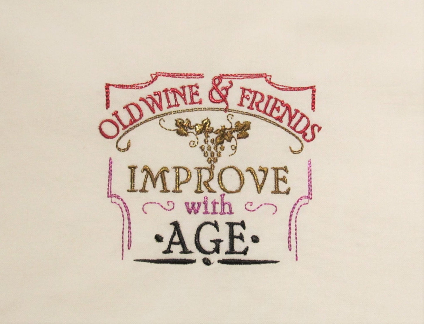 Wine And Friends Quote Set