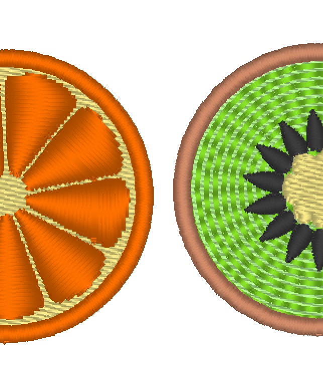 Tutti Frutti Fruit Font Set of 4