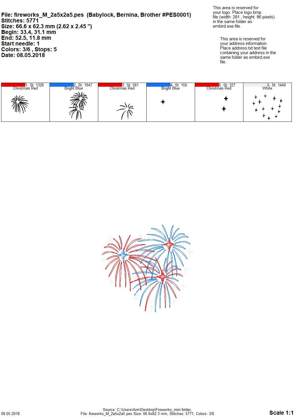 Festive Fireworks Mini