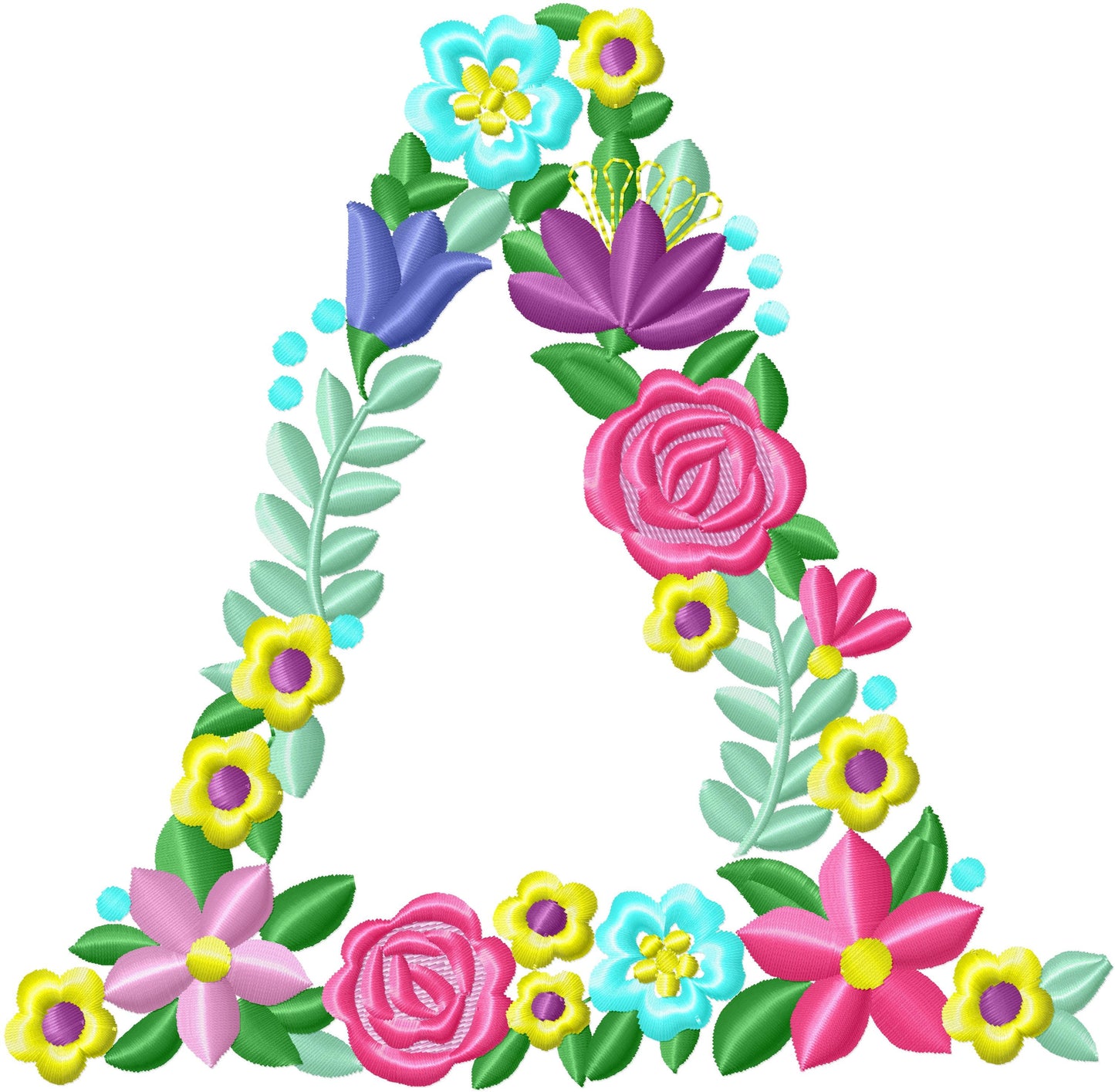Fraternities Sororities Floral Greek Font