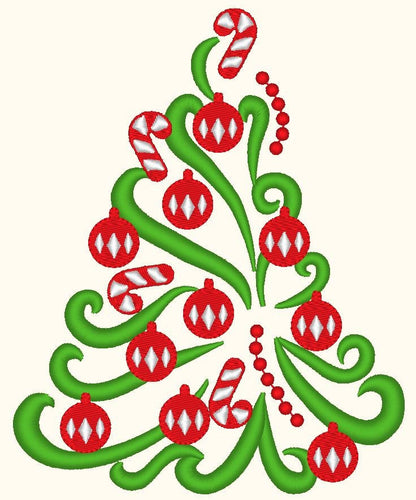 Christmas Tree with Candy