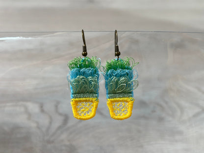 Fringed Cactus Earrings FSL