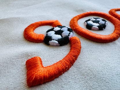 Puffy Puff Foam Soccer Font