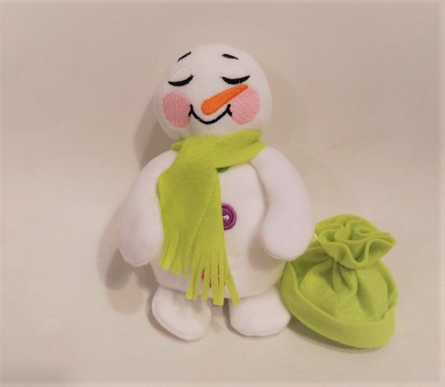 Snowman ITH embroidery
