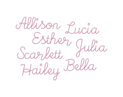 Tiny Playful Chain Stitch Handwritten Font