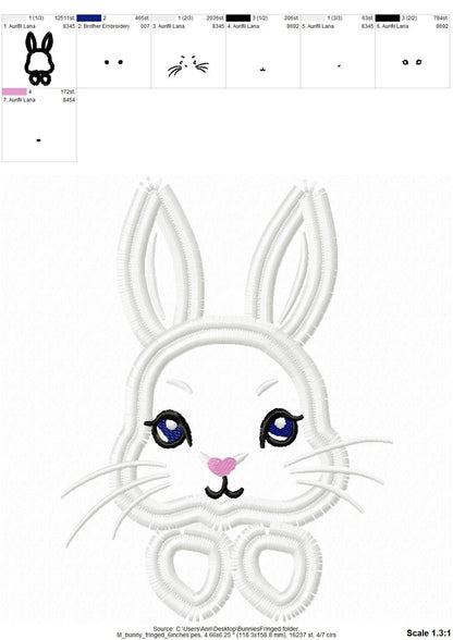 Fringed Little Easter Bunny