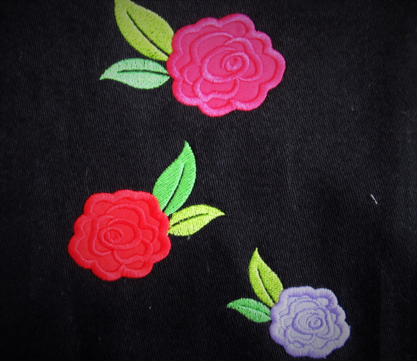 Big and Small Rose Applique