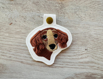 Dachshund Dog Puppy Keychain