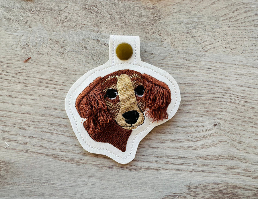 Dachshund Dog Puppy Keychain