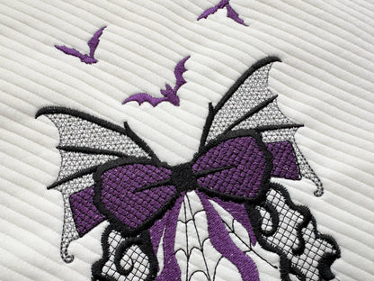 Halloween Lace Butterfly Bow