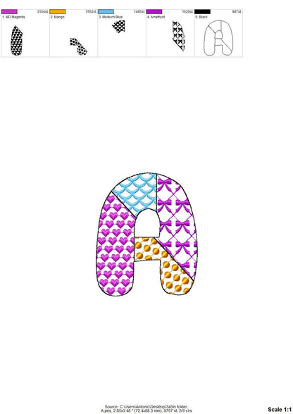 Patchwork Patterned Awesome Font