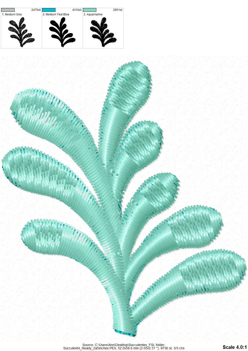 Succulent Delicate Lace Flowers Set