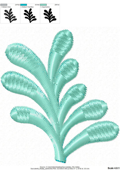 Succulent Delicate Lace Flowers Set