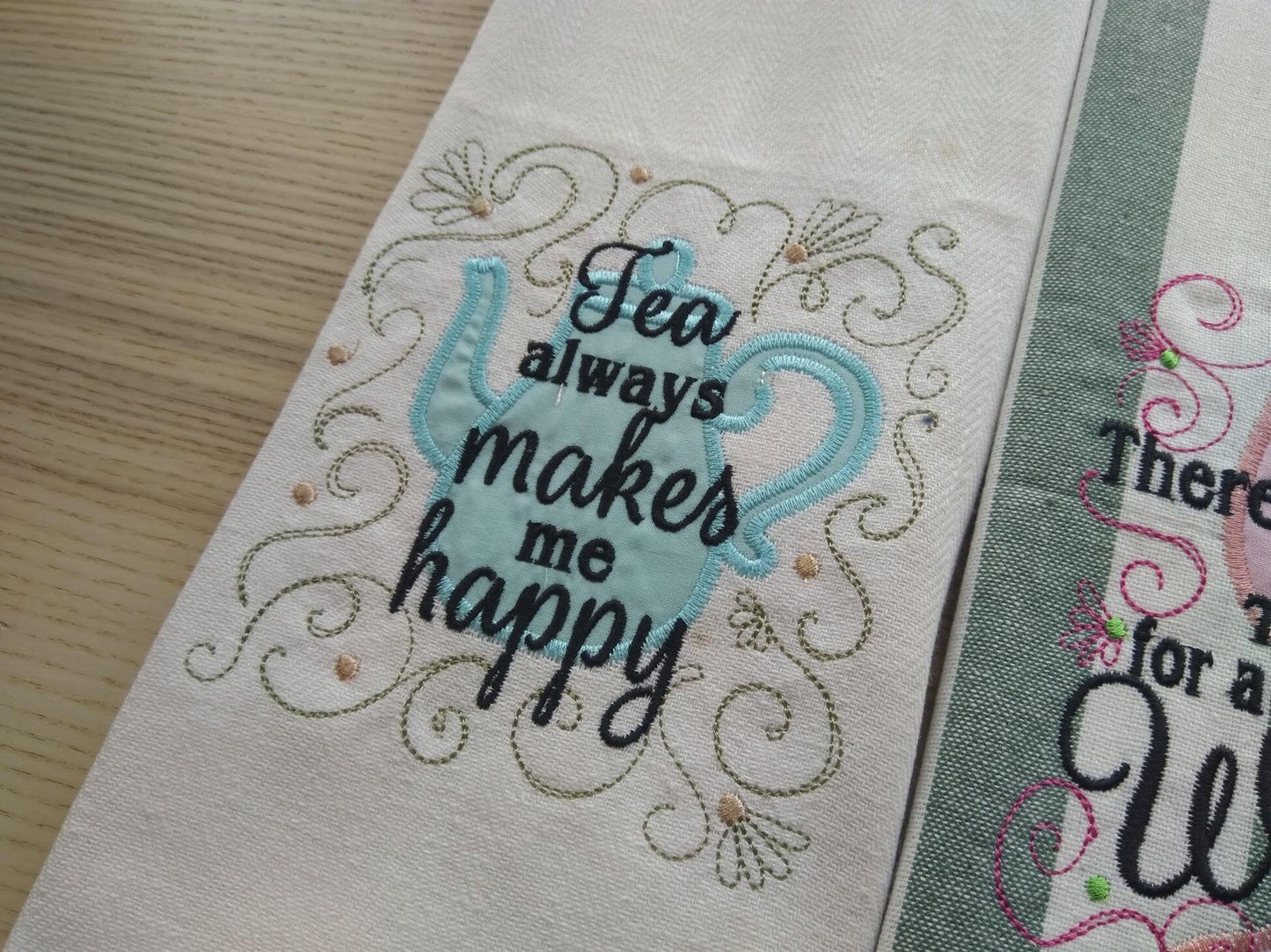 Kitchen Wine Coffee Tea Quote Set