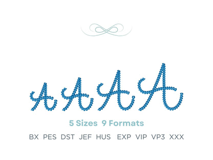 Extra Bold Chain Stitch Handwritten Font