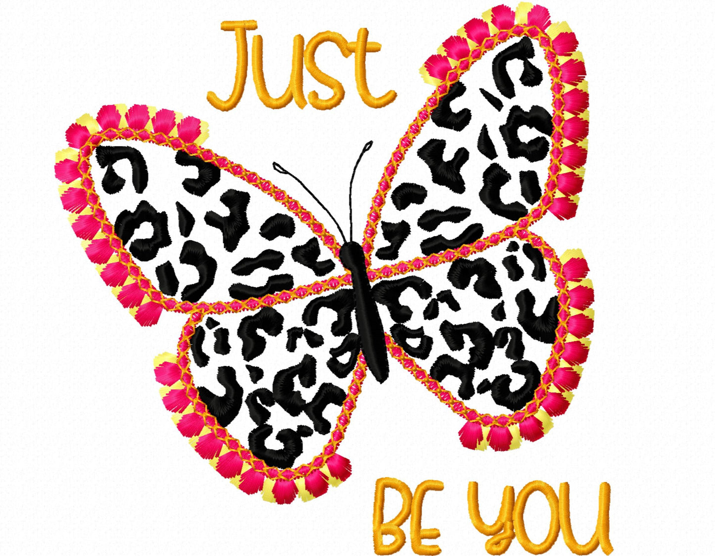 Fringed Butterfly Leopard Print