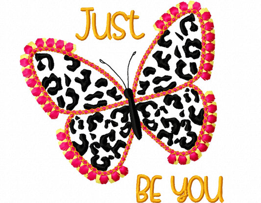 Fringed Butterfly Leopard Print