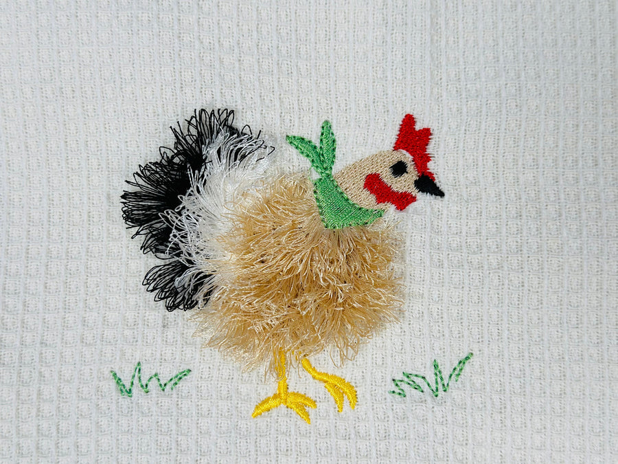 Fringed Chicken with Bandanna