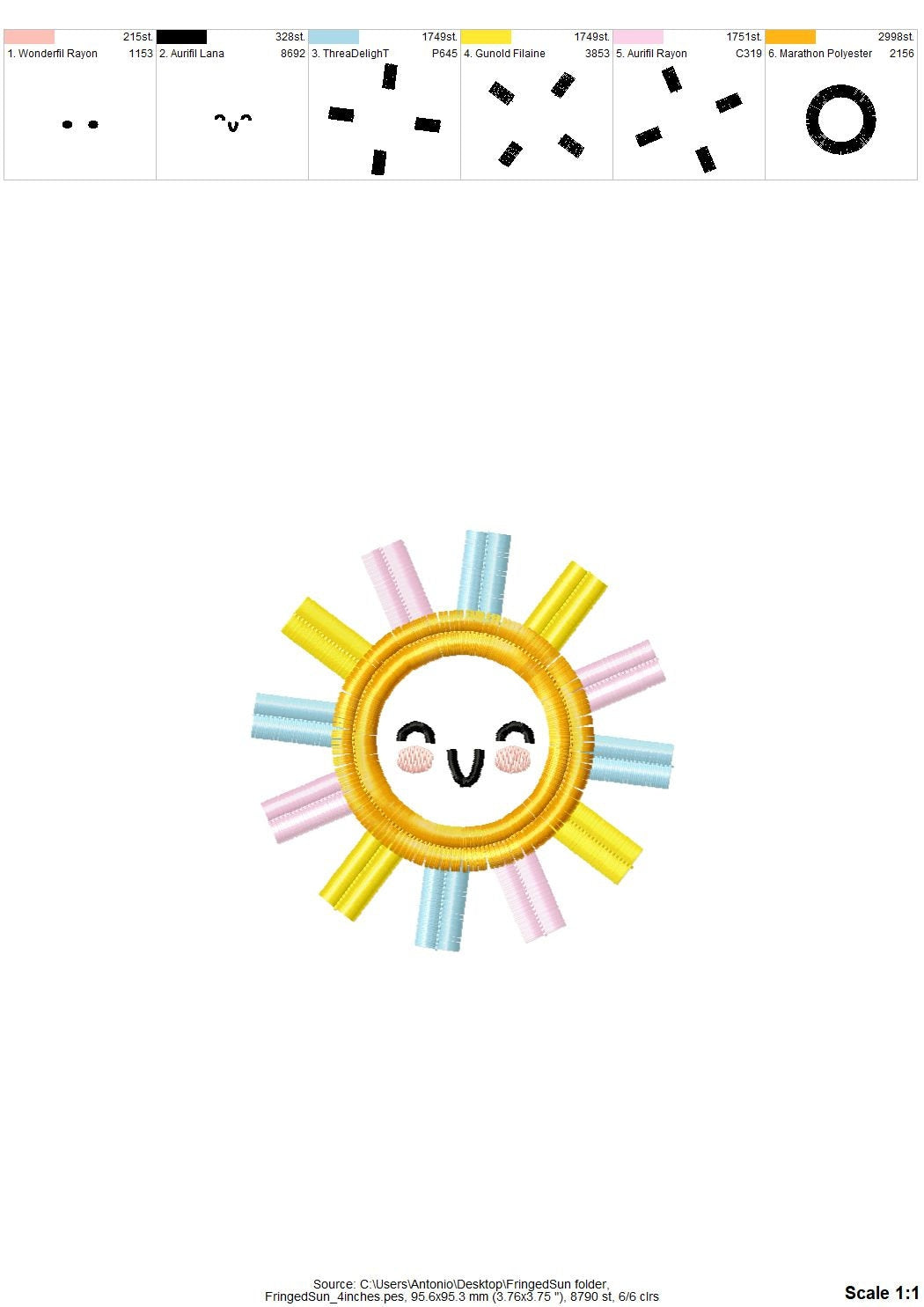 Little Fringed Sun Sunshine