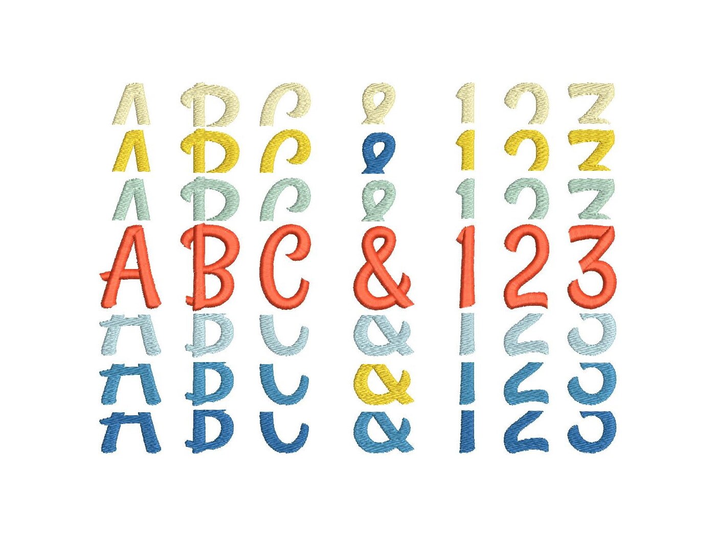 Fun Kids Stacked Font