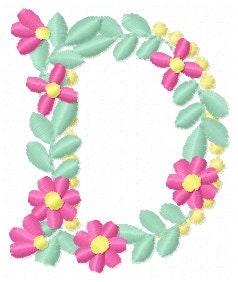 Spring Floral Font