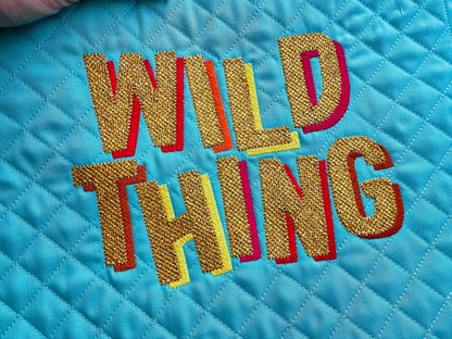 Block Glitter HTV Vinyl Shadow Font