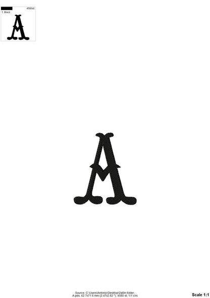 Fishtail Monogram Font