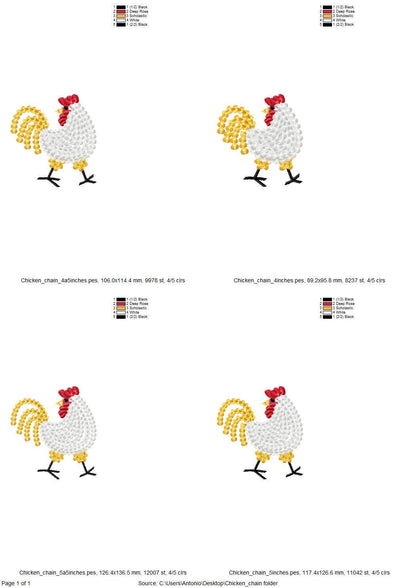 Chain Stitch Chicken