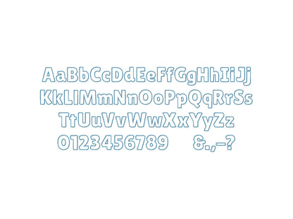 Mark Font Applique