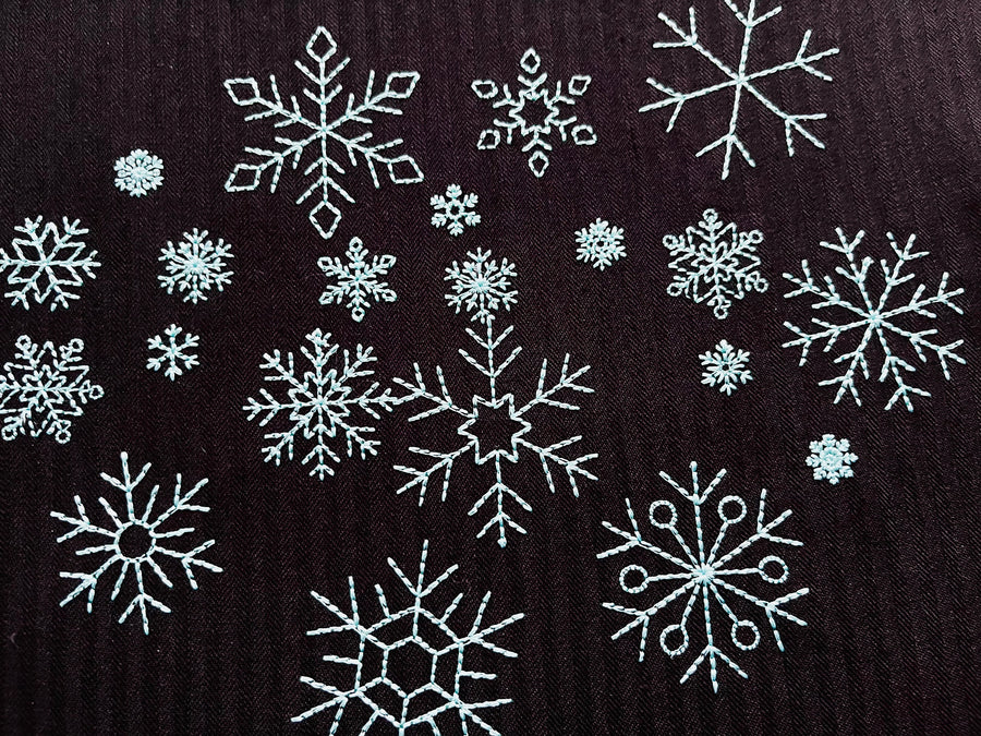 Micro Mini Single Snowflake Set of 16